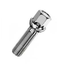 Болты 14х1,25 L28 Вращ. Конус Черный цинк 17 ключ (Farad Italy)