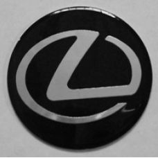 Аксессуары Наклейка на диск Lexus 56 выпуклый черные