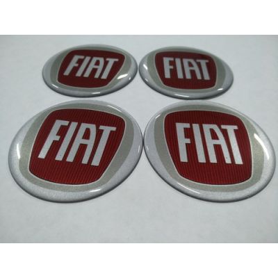 купити Наклейка на диск FIAT красная 70мм  для дисків