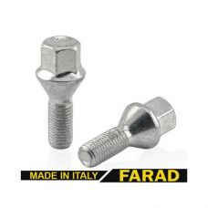 Болты 12х1,25 L28 Конус Цинк 19 ключ (Farad Italy) Болты 12х1,25 L28 Конус Цинк 19 ключ (Farad Italy)