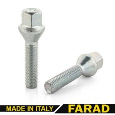 Аксессуары Болты 14х1,25 L45 Конус цинк 17 ключ (Farad Italy)