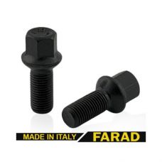 Аксессуары Болты 14х1,5 L28 Сфера Черный цинк 17 ключ (Farad Italy)