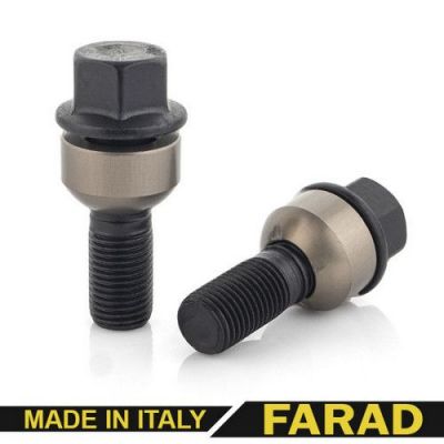 Аксессуары Болты 14х1,5 L30 Сфера Черный цинк 19 ключ Porsche Original (Farad Italy) купити болти для дисків Болты 14х1,5 L30 Сфера Черный цинк 19 ключ Porsche Original (Farad Italy)