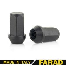 Аксессуары Гайки 14х1,5 L41mm 19 ключ Черный Цинк (Farad Italy)