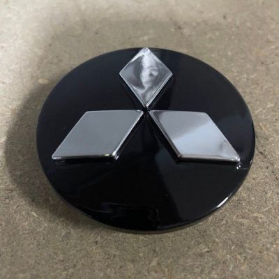 купити Колпачки на диски Mitsubishi (60/54) чёрный фон хром лого 4252A060 для дисків