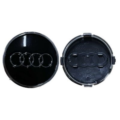 купити Колпачок на диски Audi черный/хром лого 8W0601170 / 4M0601170 (61мм) для дисків