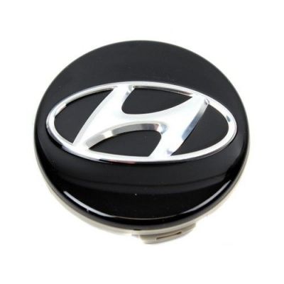 купити Колпачок Hyundai для дисков KIA черный/хром (59/51мм) для дисків
