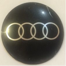 Аксессуары Наклейка на диск Audi 52 выпуклый черный