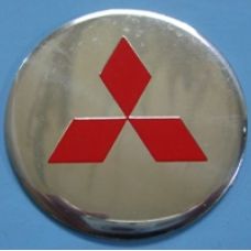 Аксессуары Наклейка на диск Mitsubishi 56 плоский красный