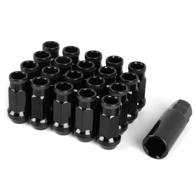 Аксессуары Набор гаек 1/2-20 L48mm 17 ключ Черный Конус (MUTEKI) купити гайки для дисків Набор гаек 1/2-20 L48mm 17 ключ Черный Конус (MUTEKI)