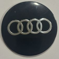 Наклейка на диск Audi 56 выпуклый (Темно-серый)