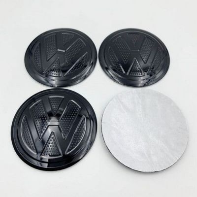 Аксесуари Наклейка на диск Volkswagen 60мм Black Logo купити Наклейка на диск Volkswagen 60мм Black Logo для дисків