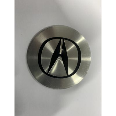 купити Наклейки Acura D56 алюминий (Черный логотип на хромированном фоне) для дисків