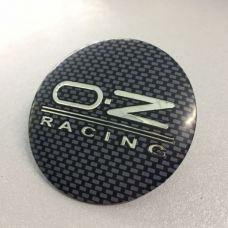 Аксессуары Наклейки OZ D56 мм (Серебристый логотип на карбоновом фоне)