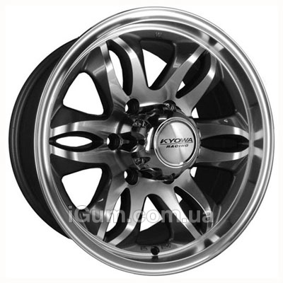 Диски Kyowa KR366 8x16 6x139,7 ET10 (GMF) Диски Kyowa KR366 8x16 6x139,7 ET10 (GMF)