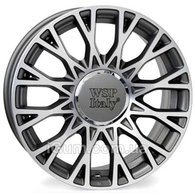 Диски WSP Italy Fiat (W162) Grase 6x15 5x98 ET39 DIA58,1 (anthracite polished)