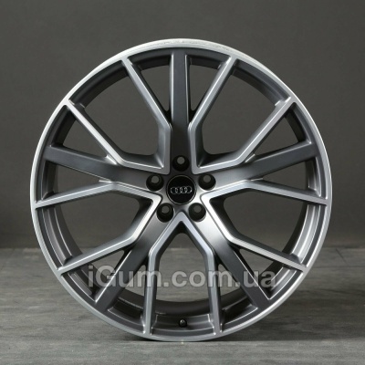 Диски Audi OEM 4M0601025AG 10x22 5x112 ET26 DIA66,6 (graphite polished)