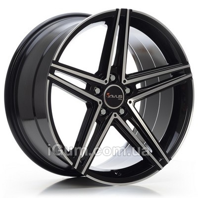 Диски Avus AC-515 9,5x19 5x112 ET35 DIA66,6 (black polished)