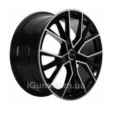 Avus AF18 10x22 5x112 ET35 DIA66,6 (black polished)