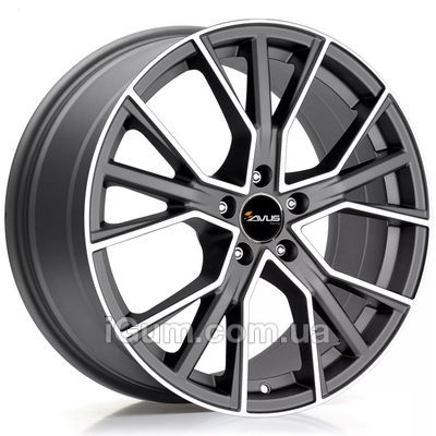 Диски Avus AF18 10x22 5x112 ET35 DIA66,6 (matt anthracite polished)