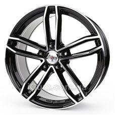Axxion AX8 10x21 5x120 ET28 DIA76,9 (black front polished)