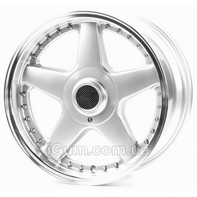 Диски Cast Wheels CW555 8,5x17 5x112/120 ET20 DIA73,1 (silver lip polished)