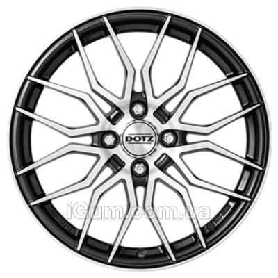 Диски Dotz LimeRock 7x17 4x100 ET44 DIA60,1 (gun metal polished)