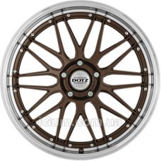 Dotz Revvo 8,5x20 5x112 ET45 DIA70,1 (gun metal lip polished)
