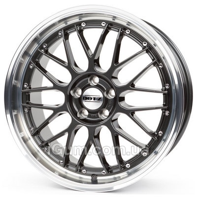 Диски Dotz Revvo 8,5x19 5x114,3 ET3 DIA71,6 (gun metal polished)