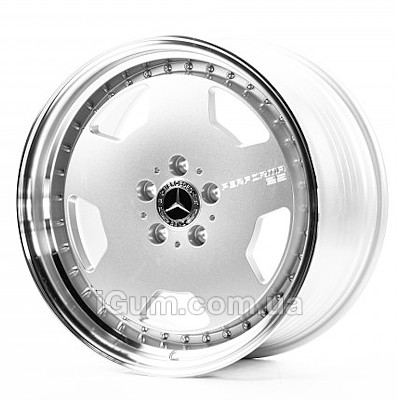 Диски Flow Forming FF2211 9x18 5x112 ET40 DIA66,6 (silver machined lip)
