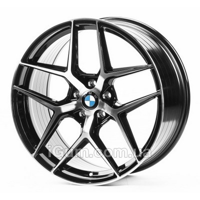 Диски Flow Forming FF258 9x20 5x112 ET30 DIA66,6 (gloss black machined face)