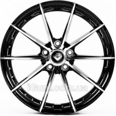 Flow Forming XF006 8x18 5x114,3 ET35 DIA73,1 (gloss black machined face)