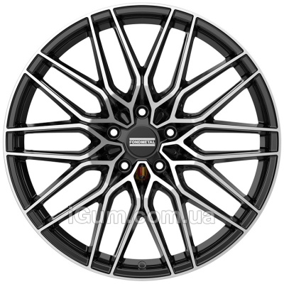 Диски Fondmetal Cratos 11,5x22 5x120 ET37 DIA74,1 (gloss black machined)