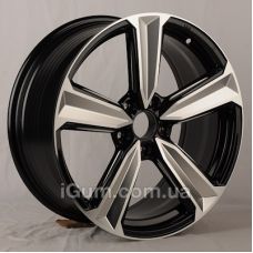 Koko Kuture FF534 8x18 5x112 ET35 DIA66,6 (black silver)