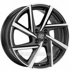 Диски MSW 80 5x17 4x100 ET40 DIA54,06 (gloss black full polished)