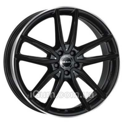 Диски Mak Evo 9x20 5x112 ET41 DIA66,6 (gloss black mirror ring)