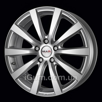 Диски Mak Iguan 4,5x14 4x100 ET46 DIA56,1 (silver) Диски Mak Iguan 4,5x14 4x100 ET46 DIA56,1 (silver)