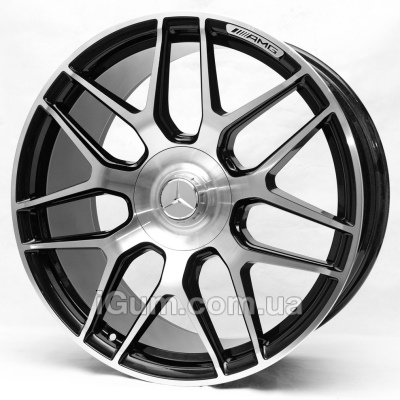 Диски Mercedes OEM A4634012000 10x22 5x130 ET36 DIA84,1 (black polished)