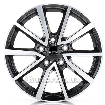 Диски Platin P95 6,5x16 4x100 ET37 DIA60,1 (black front polished)