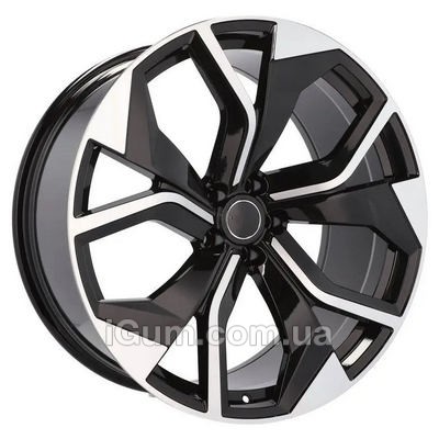 Диски Racingline B1637 9,5x21 5x112 ET20 DIA66,6 (black polished)