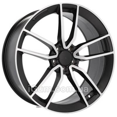 Диски Racingline B5610 10x21 5x112 ET46 DIA66,6 (black polished)
