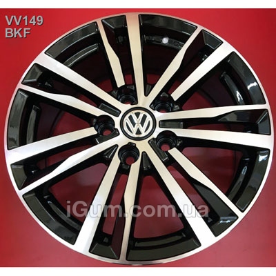 Диски Replay Volkswagen (VV149) 6,5x16 5x112 ET46 DIA57,1 (BKF)