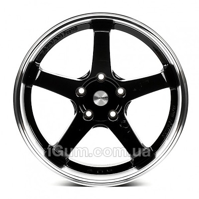 Диски Replica Advan (FF-520) 9x18 5x120 ET35 DIA72,6 (gloss black lip polished)