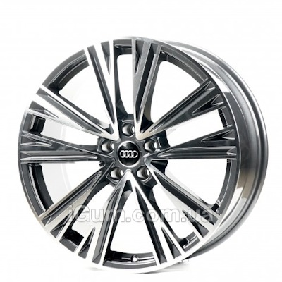 Диски Replica Audi (A029-11) 8,5x20 5x112 ET43 DIA66,6 (gun metal machined face)