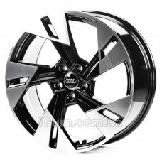 Replica Audi (A19046) 8x19 5x112 ET45 DIA57,1 (gloss black machined face)