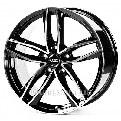 Диски Replica Audi (A20822) 9x20 5x130 ET60 DIA71,6 (gloss black machined face)
