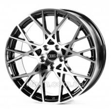 Replica Audi (A3416) 8,5x19 5x112 ET35 DIA66,6 (black machined face)