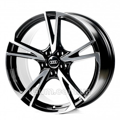 Диски Replica Audi (A5156) 8,5x19 5x112 ET40 DIA66,6 (gloss black machined face)