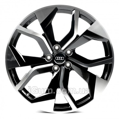 Диски Replica Audi (A5480) 9x20 5x112 ET33 DIA66,6 (gloss black machined face)