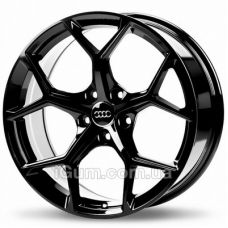 Replica Audi (AU3206) 9x21 5x112 ET25 DIA66,6 (gloss black machined face)